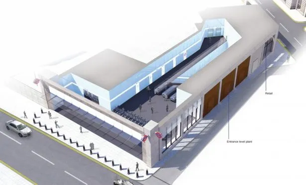 Cutaway Render of recently opened Bank Station Cannon Street Entrance TfL