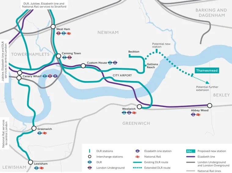 DLR Thamesmead extension