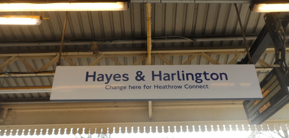 HandH station sign without ownership - London Reconnections