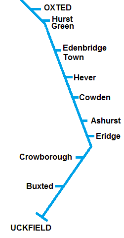 Uckfield Train Line Map A Study In Sussex Part 11: Diverted To The Oxted Lines - London  Reconnections