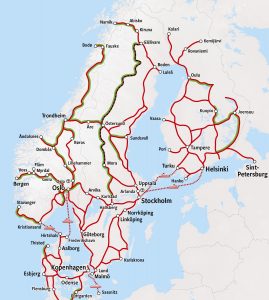 Scandinavian night train network - London Reconnections