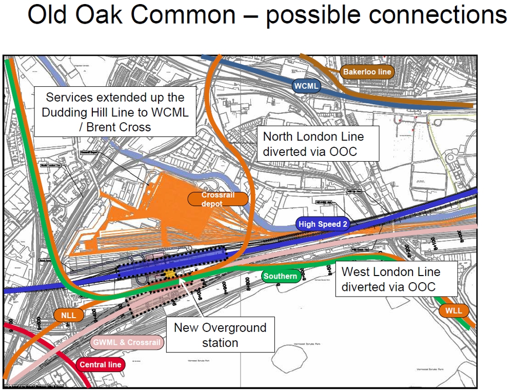 Hs2 Old Oak Common Map Old Oak Common: A Vision And Challenge For Crossrail (Part 1) - London  Reconnections